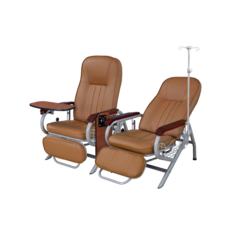 Comodo sedia reclinabile per la sedia ospedaliera per i pazienti trasfusione reclinabile medica