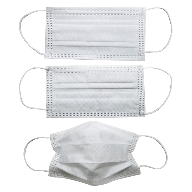 Maschera per il viso monouso protettivo blu 